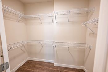Oversized and walk-in closets; most apartments with double walk-in closets